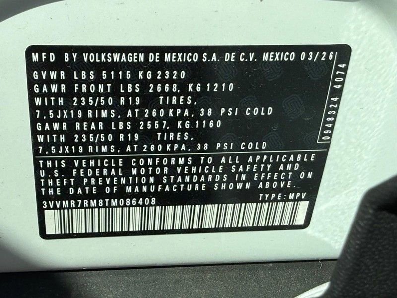 New 2026 Volkswagen Tiguan SE AWD/4WD image 17