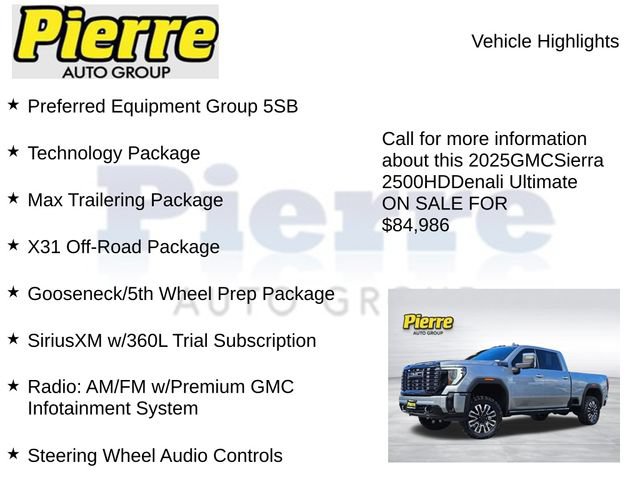 Used 2025 GMC Sierra 2500 Denali Ultimate w/ Max Trailering Package AWD/4WD image 7