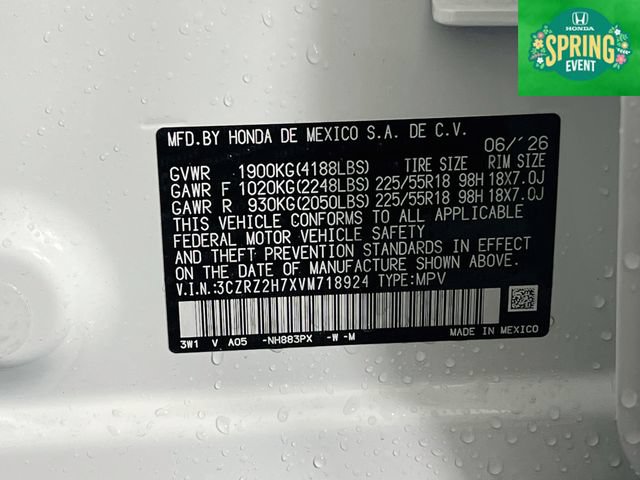 New 2027 Honda HR-V EX-L image 33