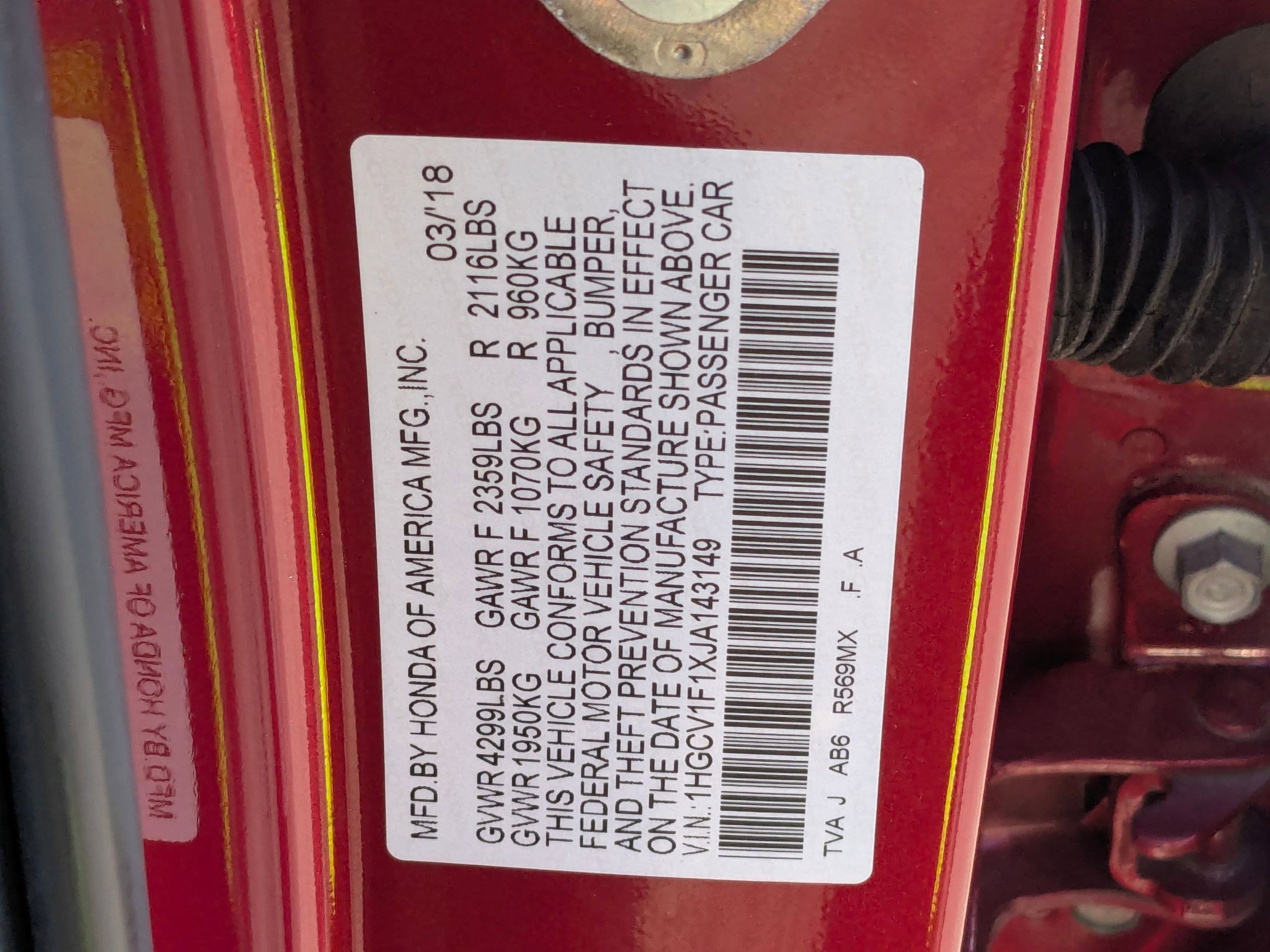 Used 2018 Honda Accord LX image 22