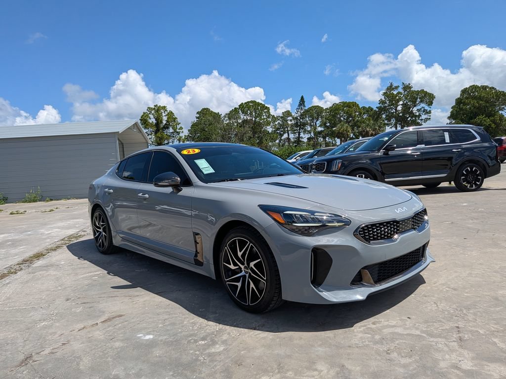 Certified 2023 Kia Stinger GT-Line w/ Sun & Sound Package RWD image 3