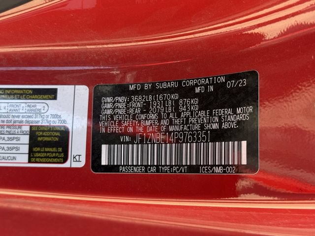 Used 2023 Toyota GR86 Premium w/ ALL Weather Mat Package (TMS) RWD image 31