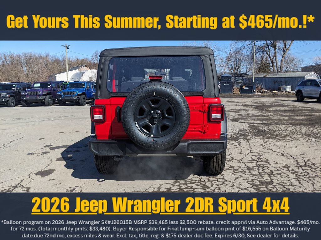 New 2026 Jeep Wrangler Sport AWD/4WD image 9