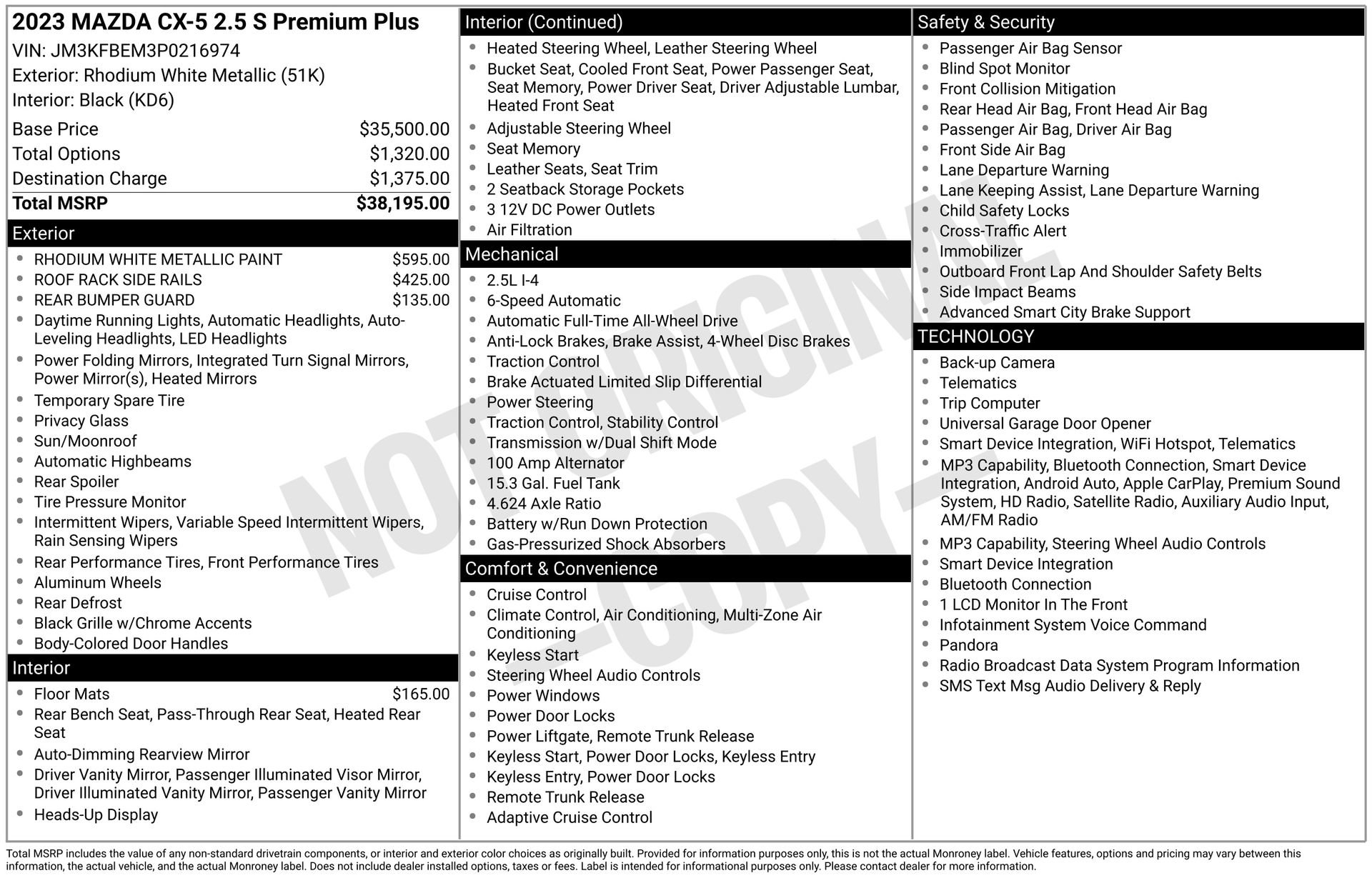 Certified 2023 MAZDA CX-5 AWD 2.5 S w/ Premium Plus Pkg image 28