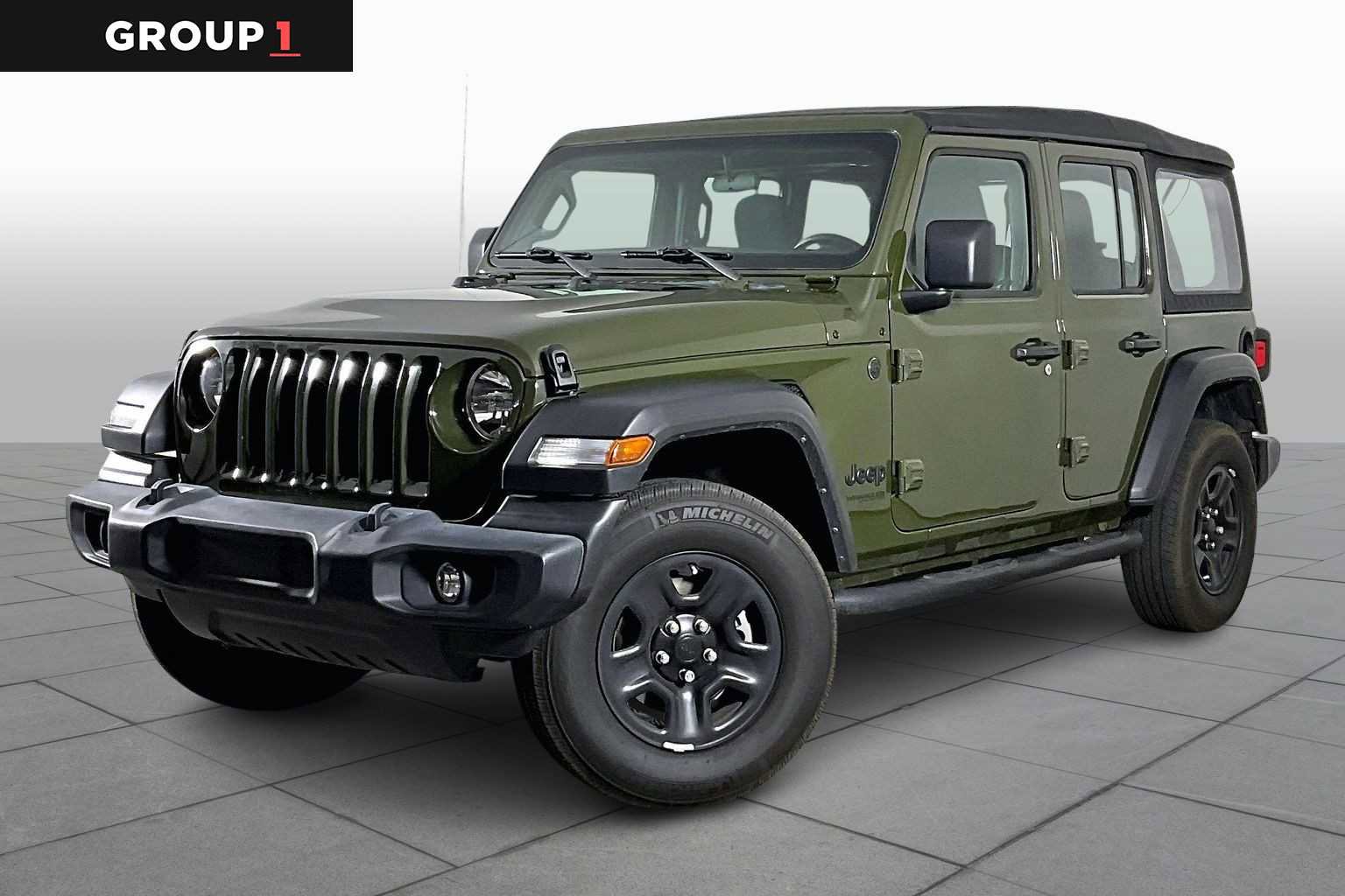 Used 2022 Jeep Wrangler Unlimited Sport image 1