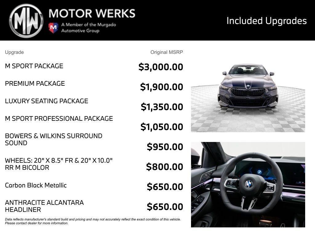 New 2026 BMW 530i xDrive w/ M Sport Package AWD/4WD image 4