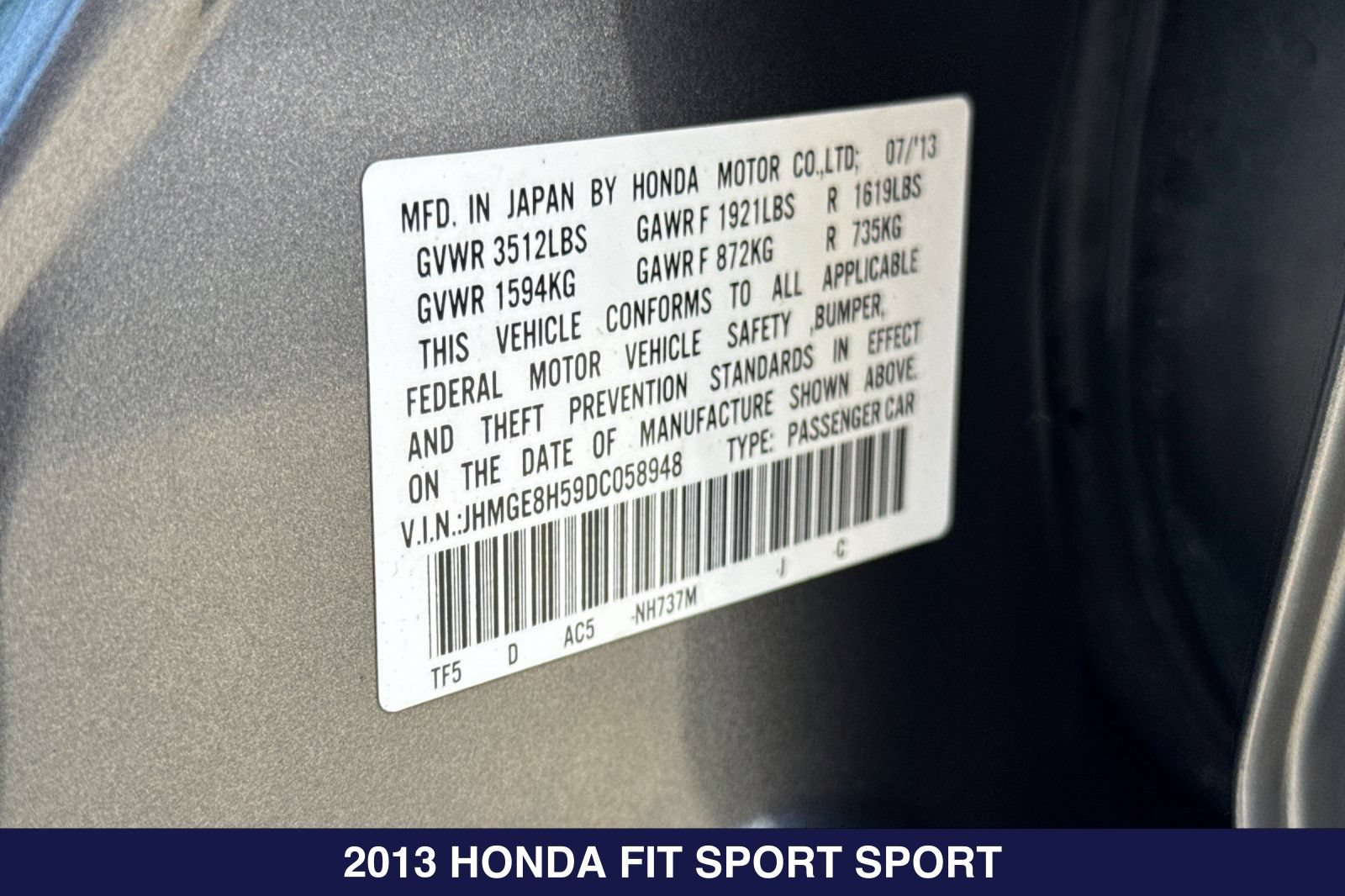Used 2013 Honda Fit Sport image 27