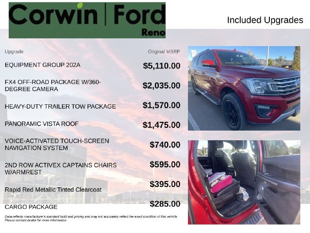 Used 2020 Ford Expedition Max XLT w/ Equipment Group 202A AWD/4WD image 3