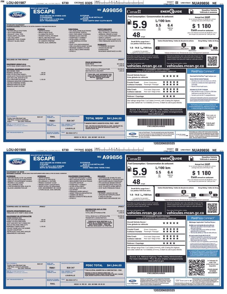 Used 2022 Ford Escape SE w/ Cold Weather Package image 43