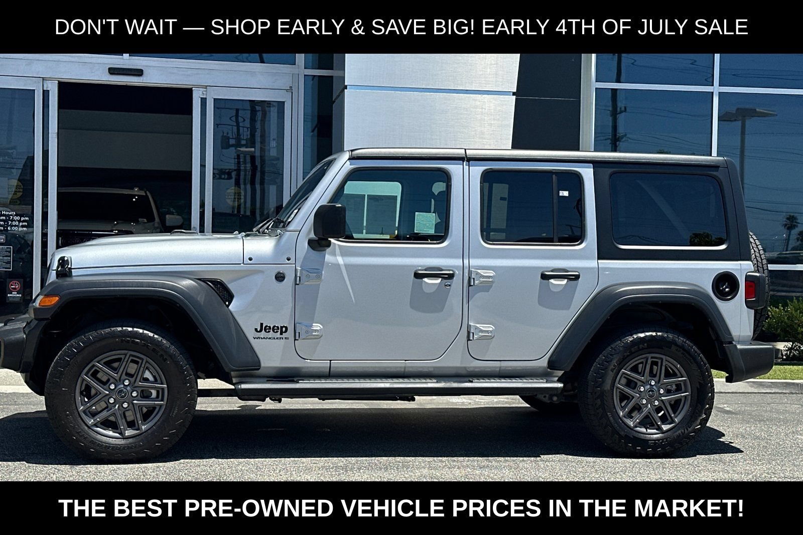 Used 2024 Jeep Wrangler Unlimited Sport AWD/4WD image 7