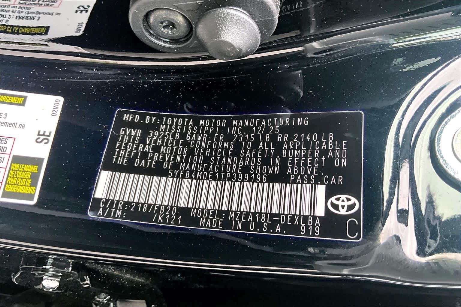 Used 2026 Toyota Corolla LE w/ LE Premium Package FWD image 36