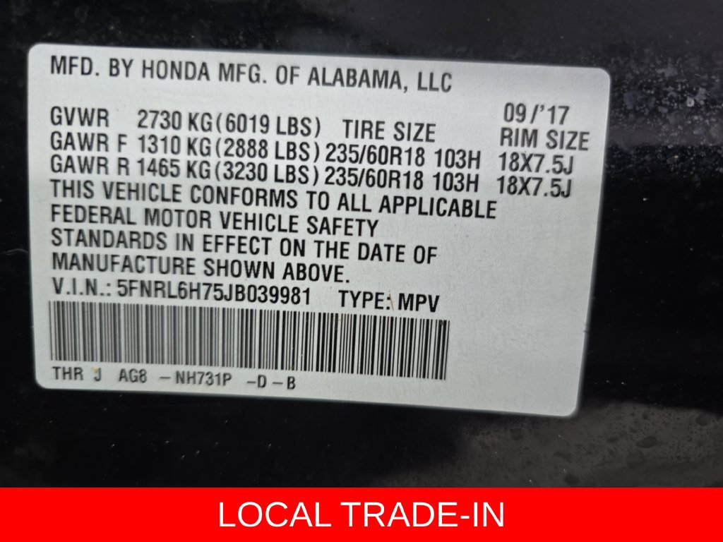 Used 2018 Honda Odyssey EX-L image 36