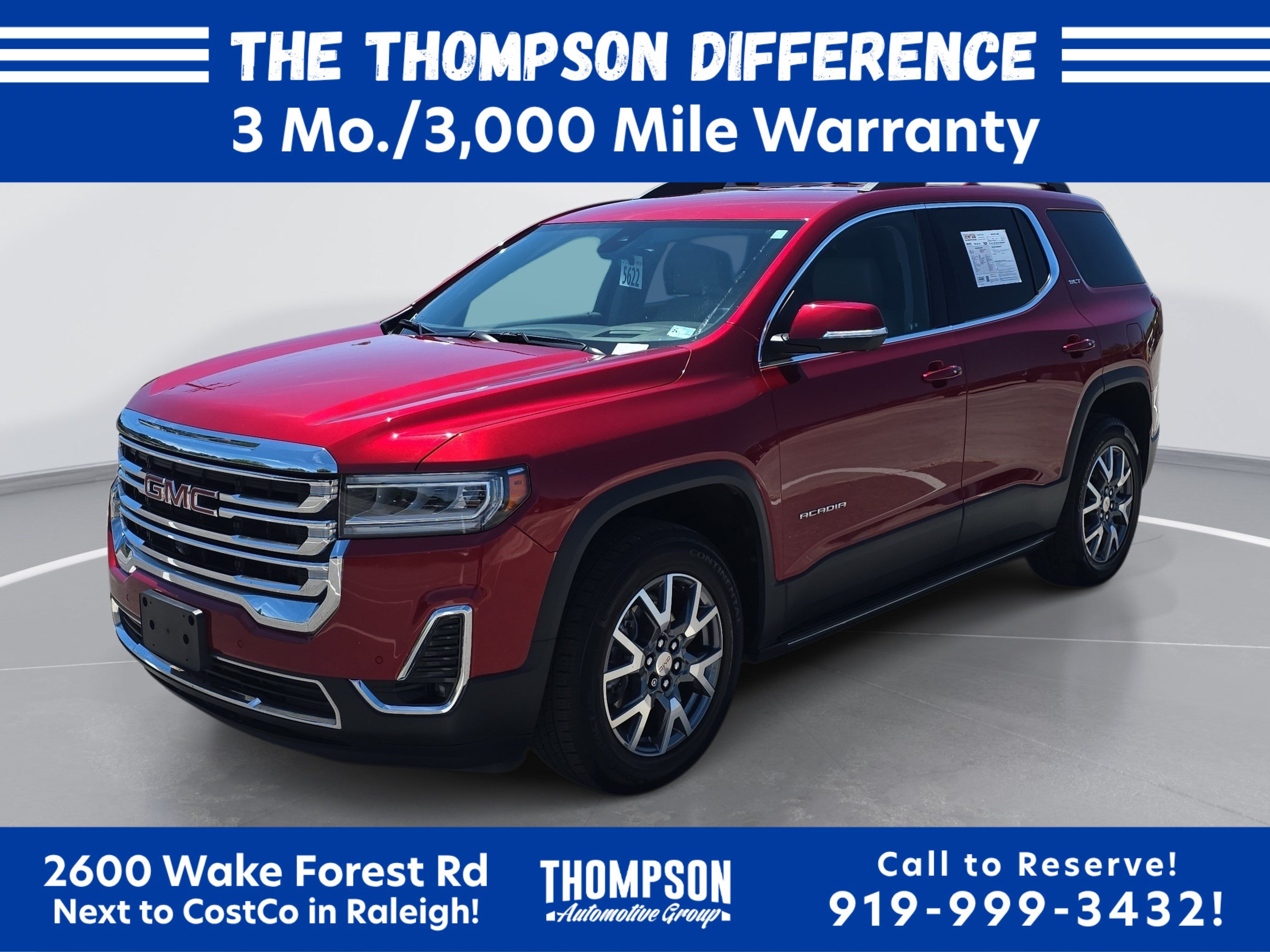 Used 2022 GMC Acadia SLT w/ Technology Package AWD/4WD image 7