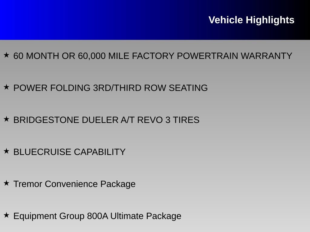 Used 2026 Ford Explorer Tremor w/ Tremor Convenience Package AWD/4WD image 16