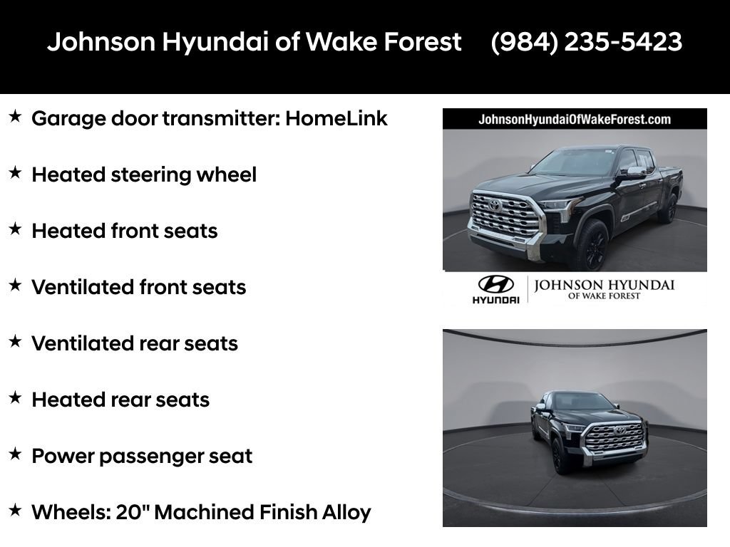 Used 2024 Toyota Tundra 1794 Edition AWD/4WD image 24