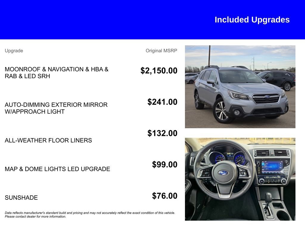 Used 2019 Subaru Outback 2.5i Limited image 5