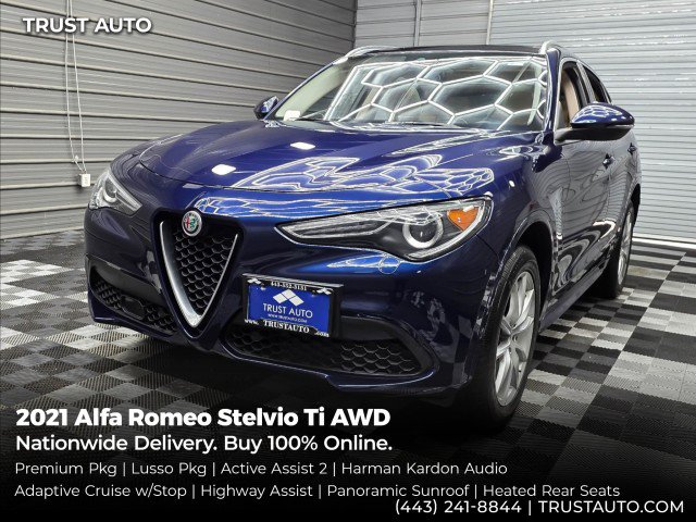 Used 2021 Alfa Romeo Stelvio Ti w/ Premium Package AWD/4WD image 1