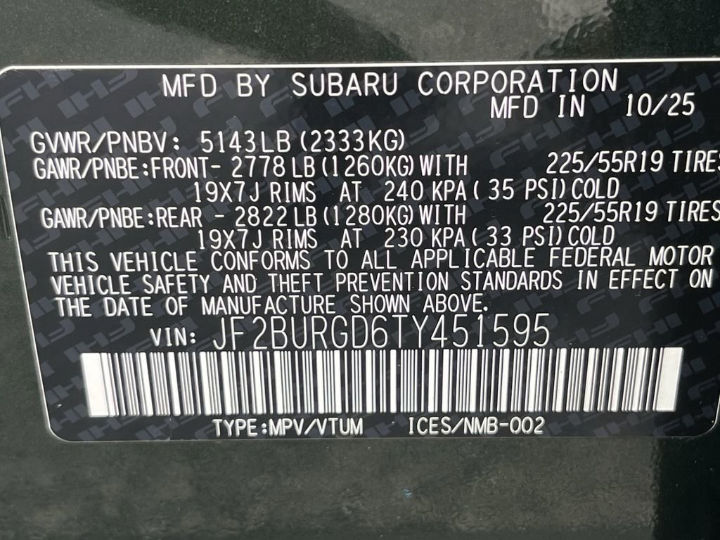 Used 2026 Subaru Outback Limited XT AWD/4WD image 34