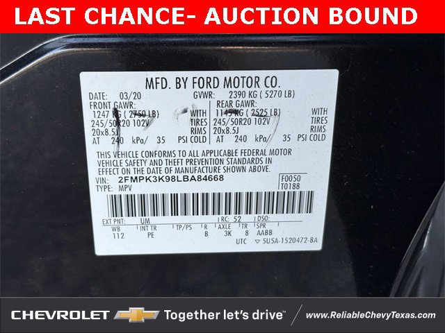 Used 2020 Ford Edge Titanium w/ Equipment Group 301A image 36