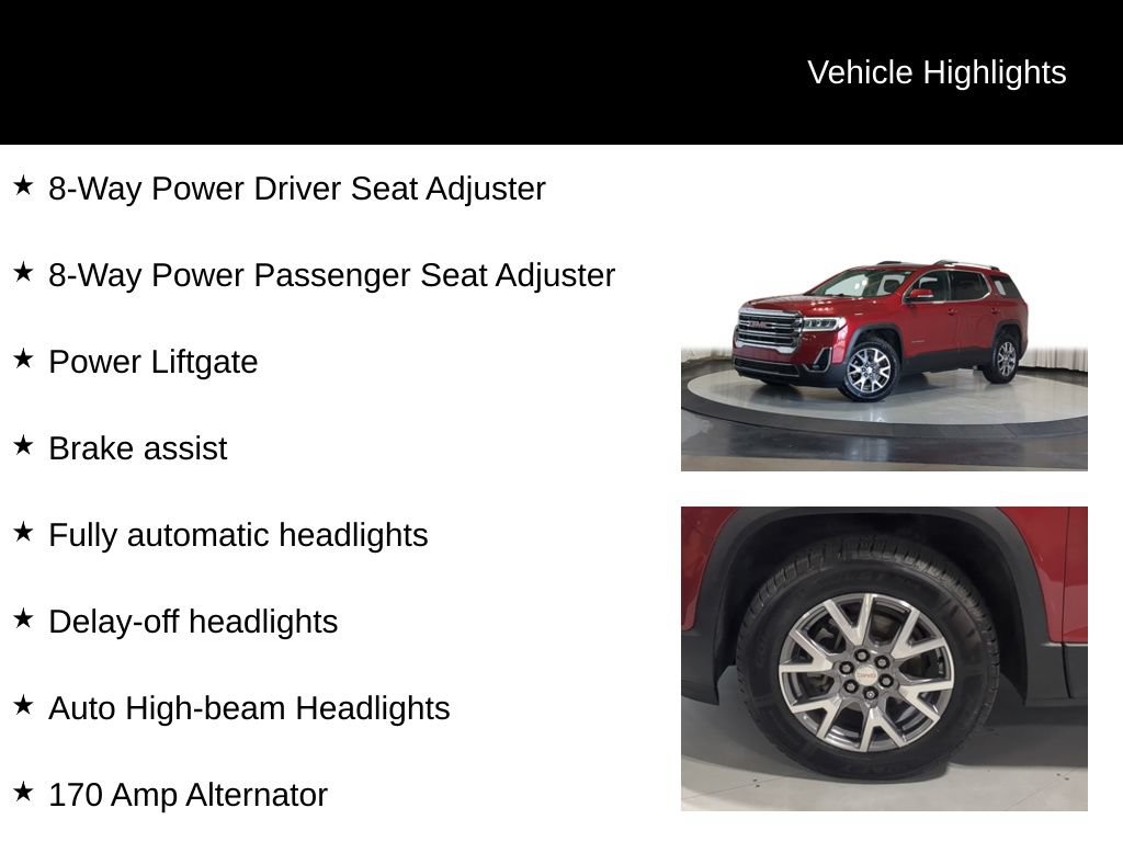 Used 2020 GMC Acadia SLT w/ Premium Package AWD/4WD image 32