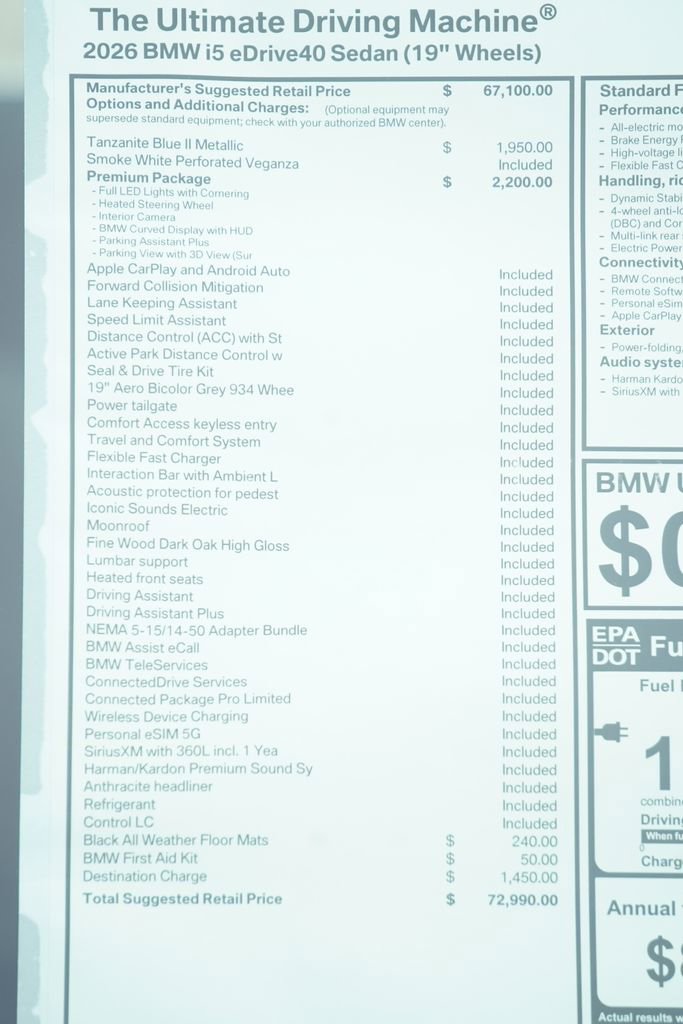 New 2026 BMW i5 eDrive40 w/ Premium Package image 8