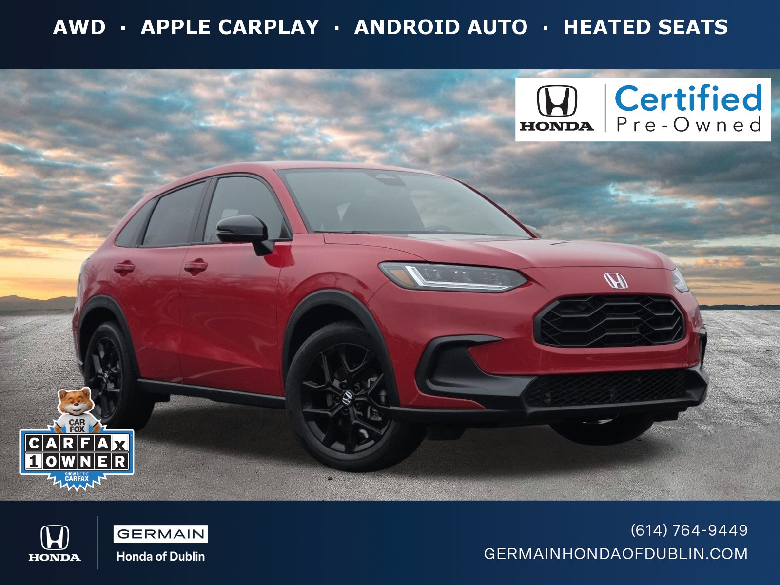 Certified 2024 Honda HR-V Sport