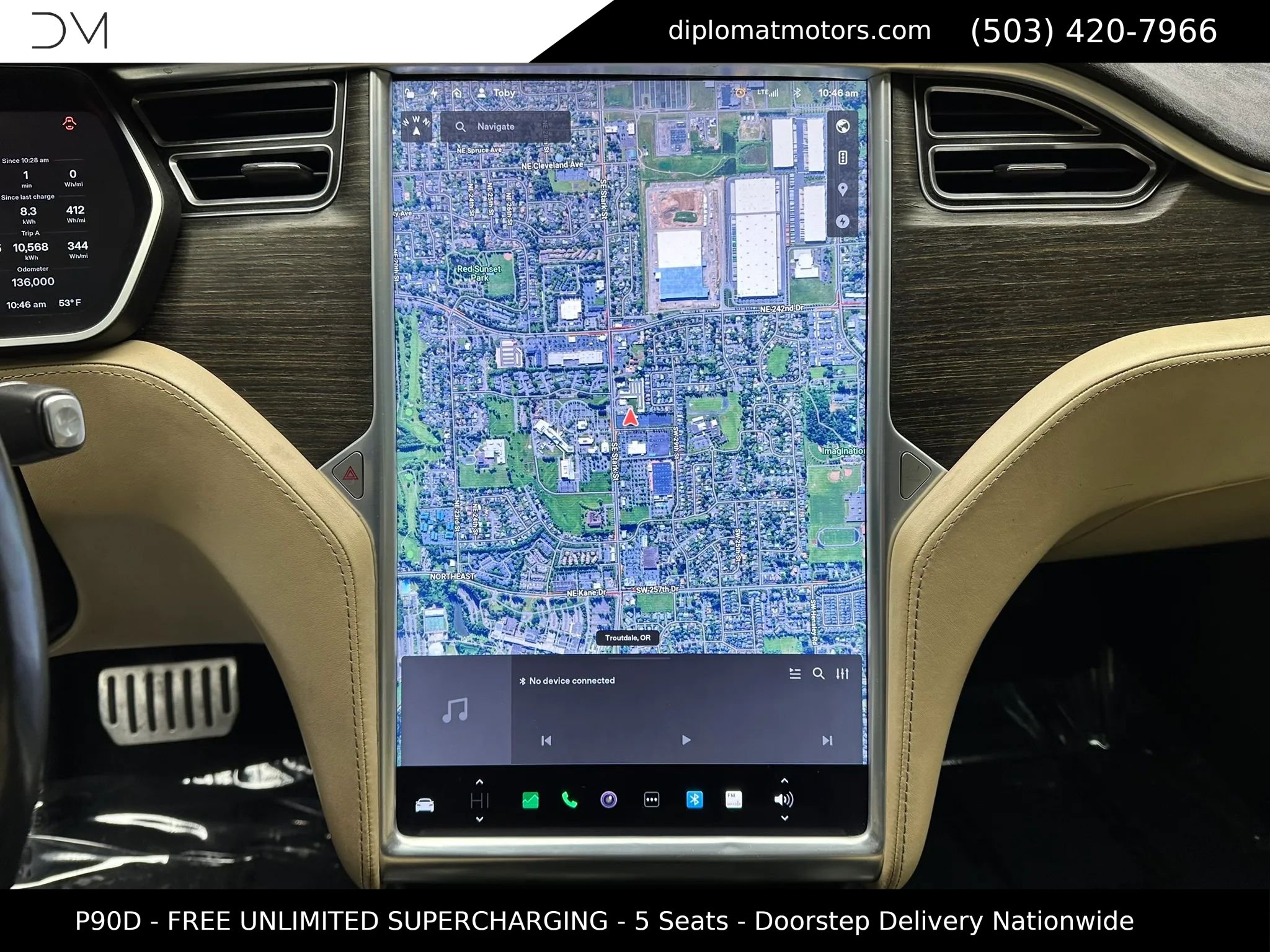 Used 2016 Tesla Model S P90D AWD/4WD image 32