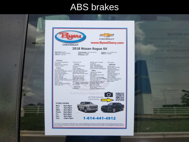 Used 2018 Nissan Rogue SV AWD/4WD image 13