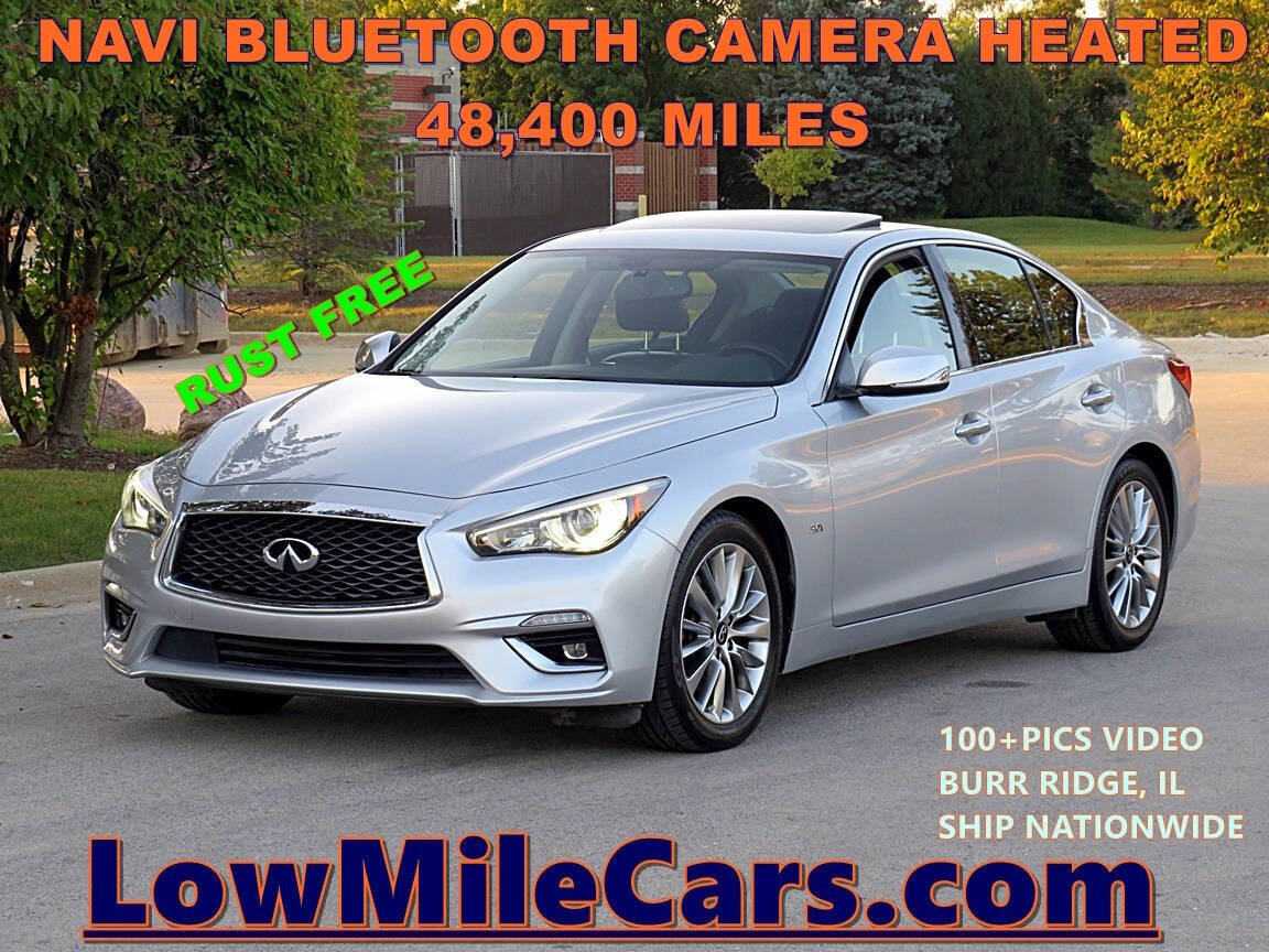 Used 2019 INFINITI Q50 Luxe w/ Essential Package (3.0T Luxe) image 1