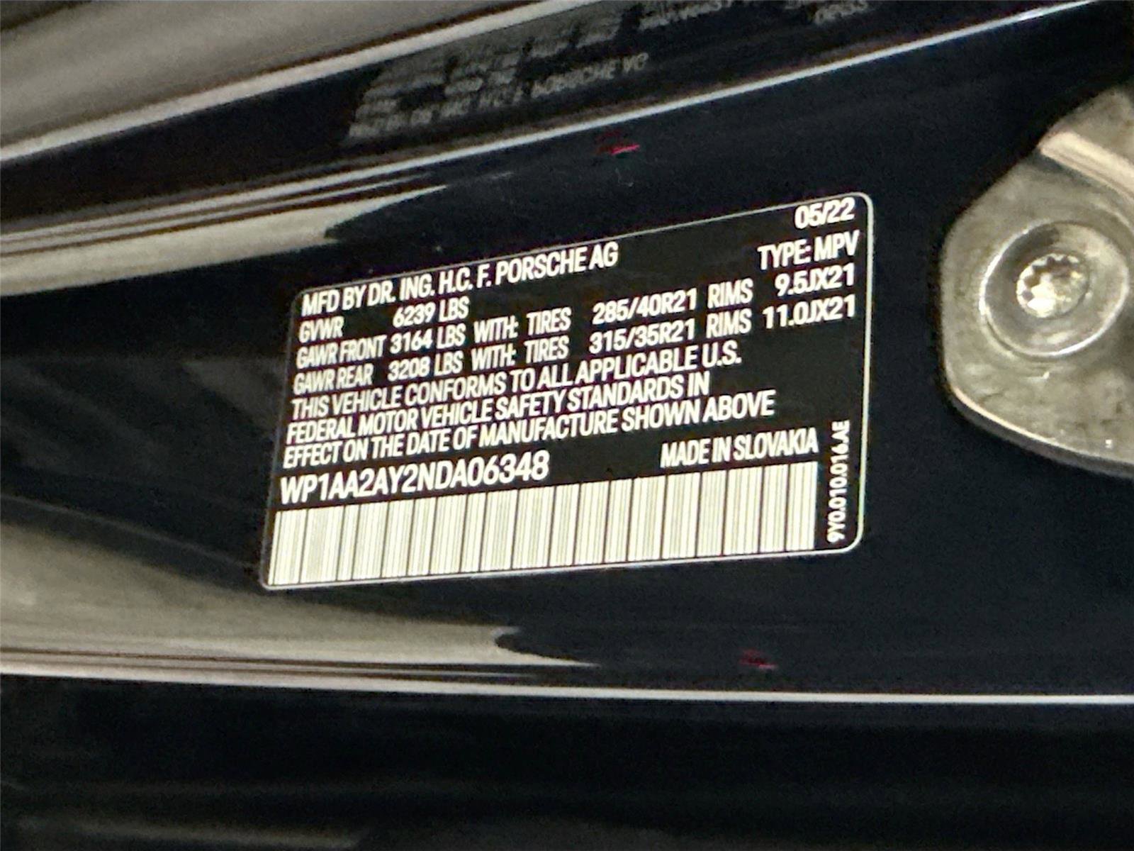 Used 2022 Porsche Cayenne Platinum Edition AWD/4WD image 22