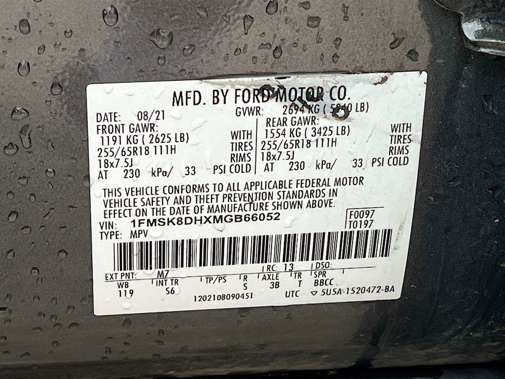 Used 2021 Ford Explorer XLT w/ Equipment Group 202A image 35