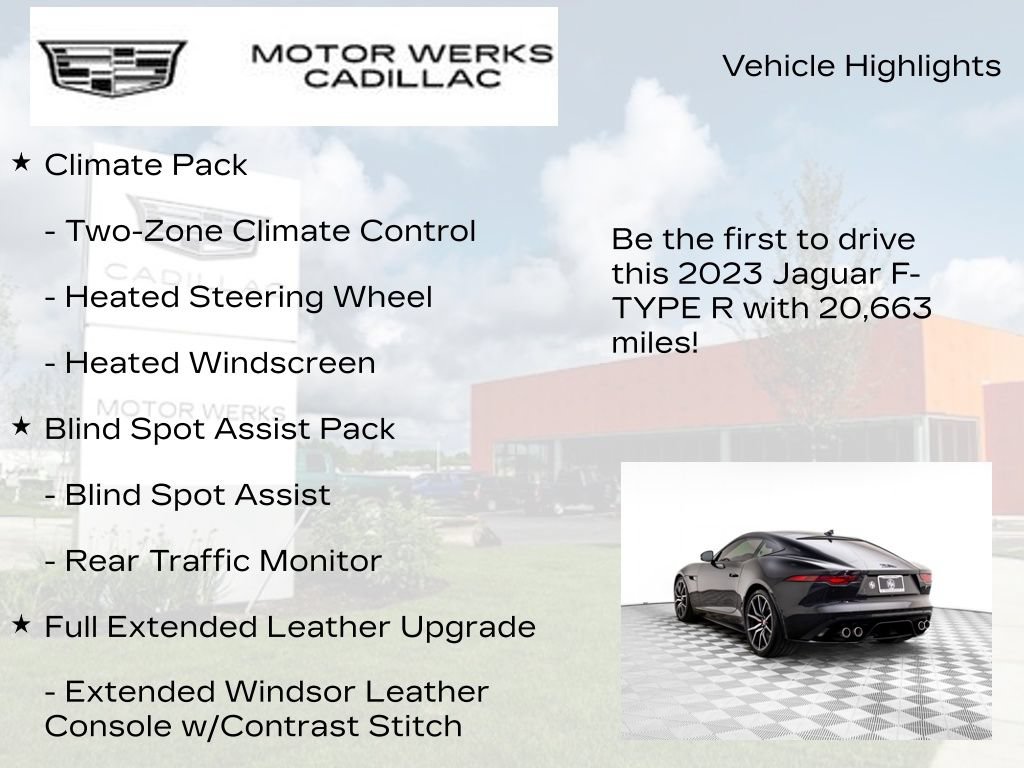 Used 2023 Jaguar F-TYPE R AWD/4WD image 12