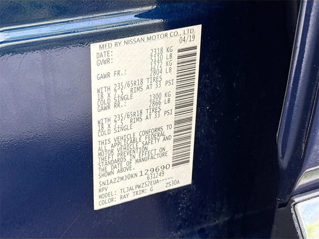 Used 2019 Nissan Murano S image 30