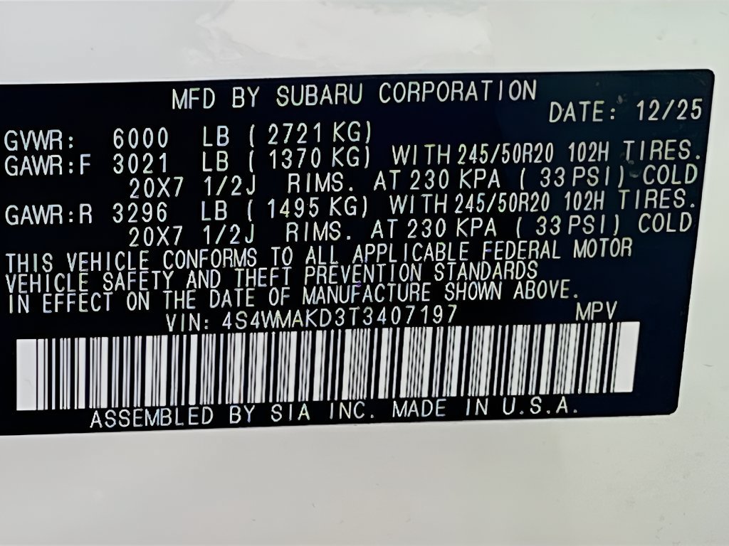 Used 2026 Subaru Ascent Touring AWD/4WD image 35