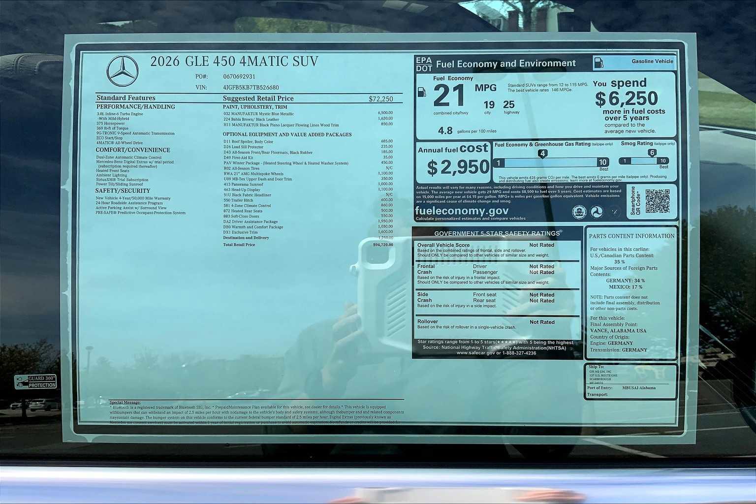 New 2026 Mercedes-Benz GLE 450 4MATIC image 26