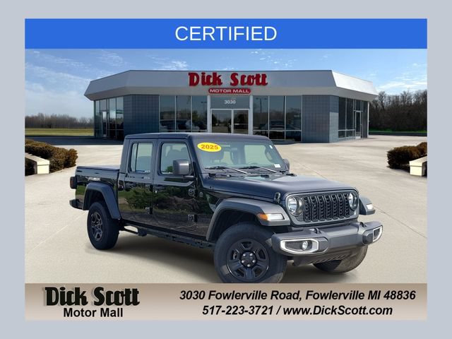Certified 2025 Jeep Gladiator Sport AWD/4WD image 1