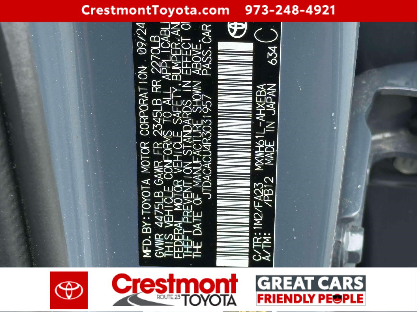 Certified 2024 Toyota Prius Prime FWD image 15