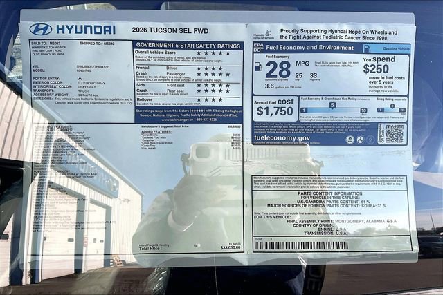 New 2026 Hyundai Tucson SEL image 13