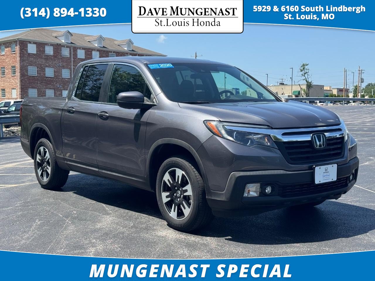 Certified 2020 Honda Ridgeline RTL