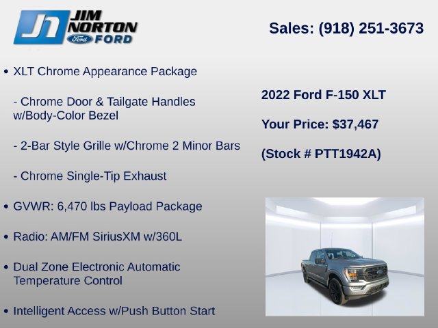 Certified 2022 Ford F150 XLT w/ Equipment Group 302A High AWD/4WD image 17