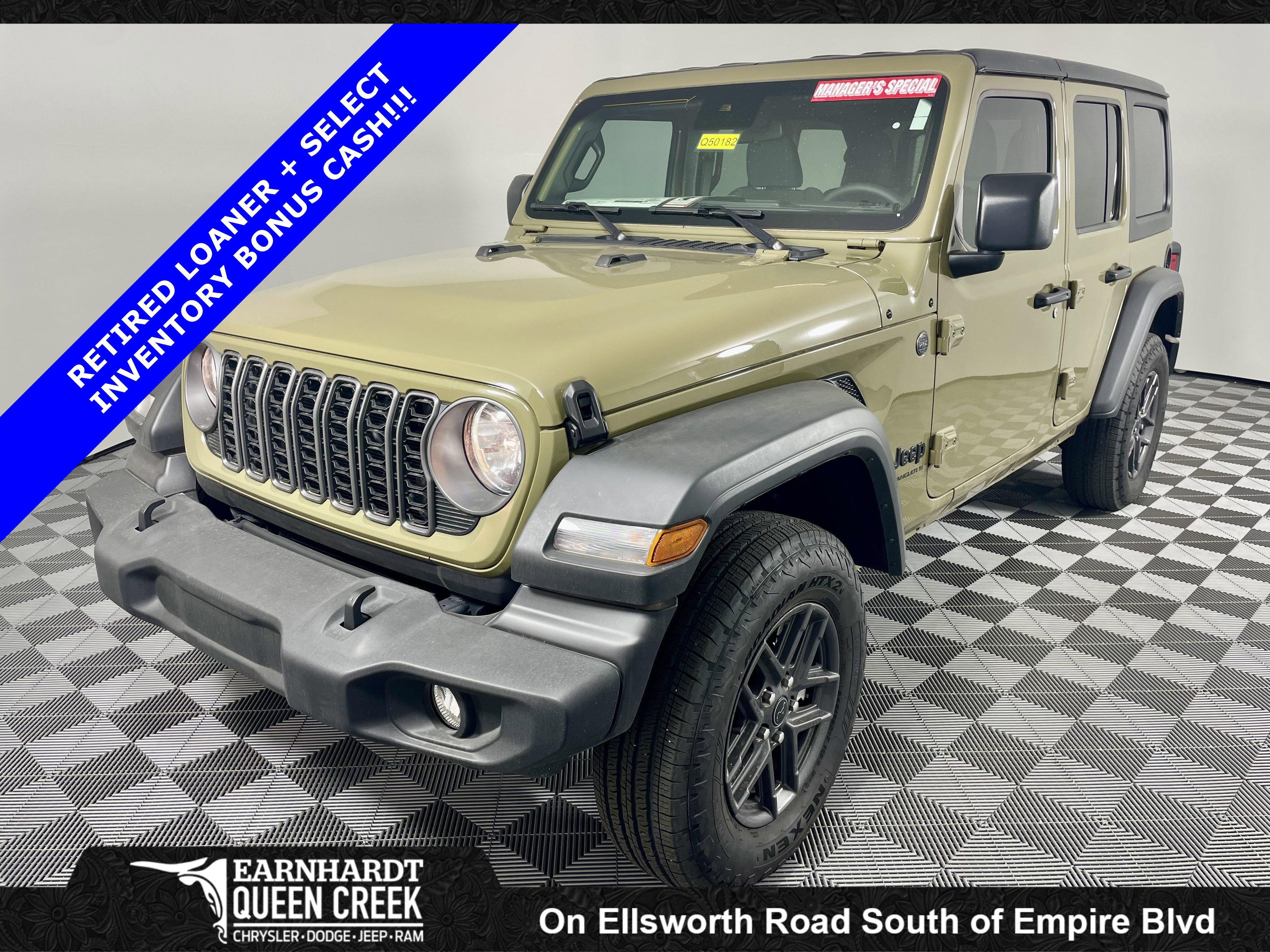 New 2025 Jeep Wrangler Sport S