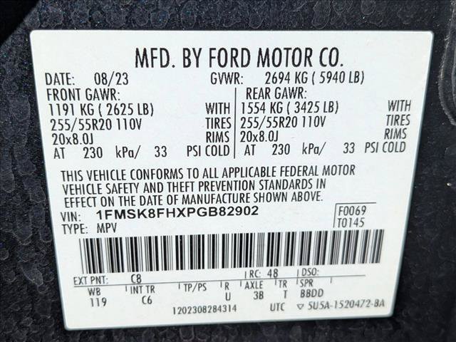 Certified 2023 Ford Explorer Limited w/ Limited Technology Package AWD/4WD image 20