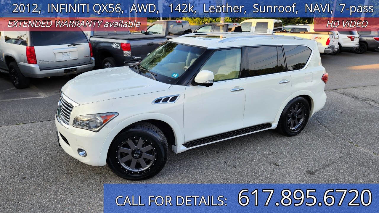 Used 2012 INFINITI QX56 4WD w/ Theater Pkg