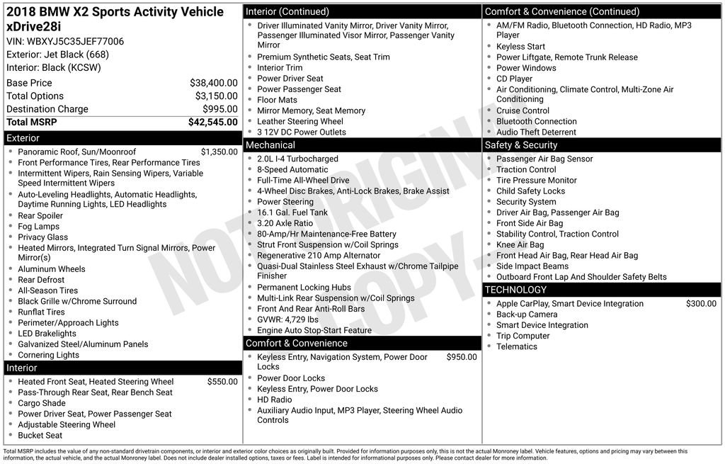 Used 2018 BMW X2 xDrive28i image 7