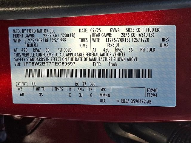 New 2026 Ford F250 XLT w/ XLT Premium Package AWD/4WD image 18