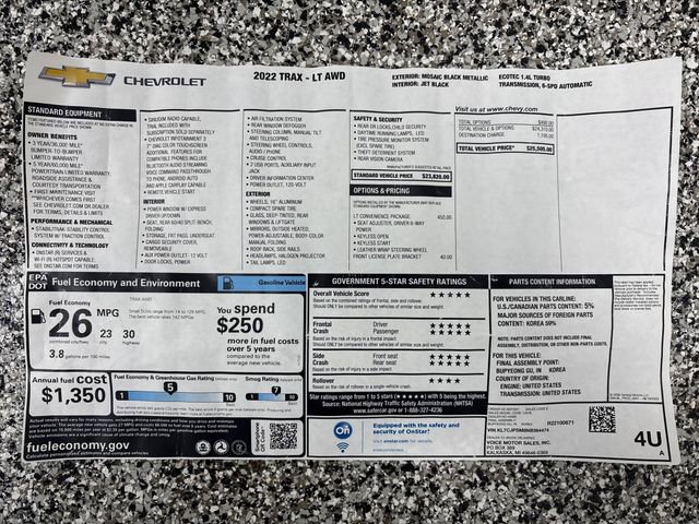 Used 2022 Chevrolet Trax LT w/ LT Convenience Package image 21