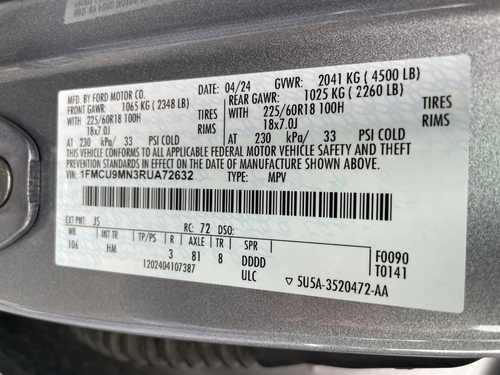 Used 2024 Ford Escape ST-Line image 47