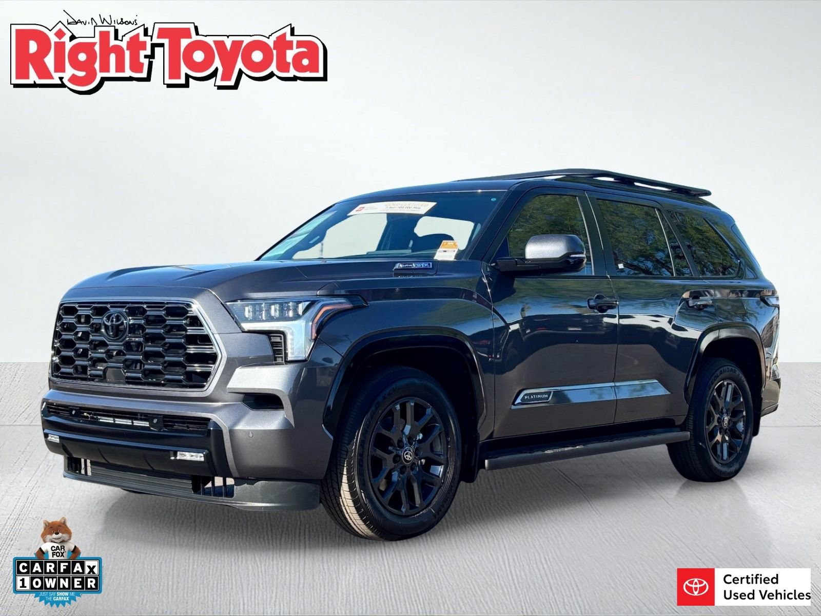 Certified 2026 Toyota Sequoia Platinum w/ TRD Performance Package (TMS) image 1