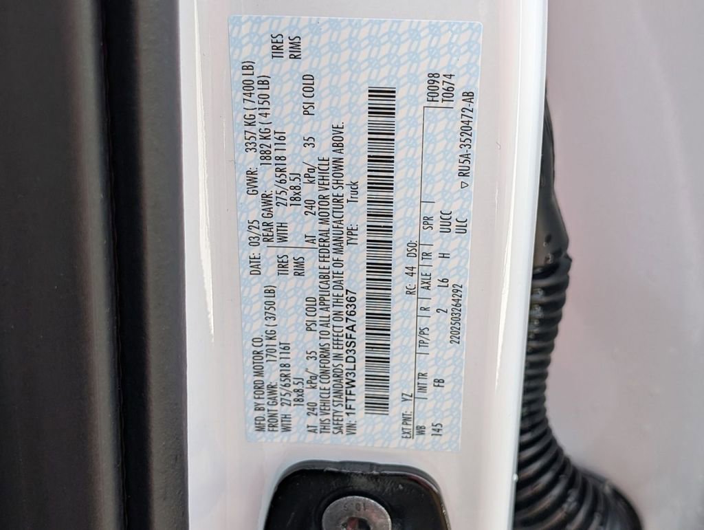 New 2025 Ford F150 XLT w/ Equipment Group 302A MID image 50