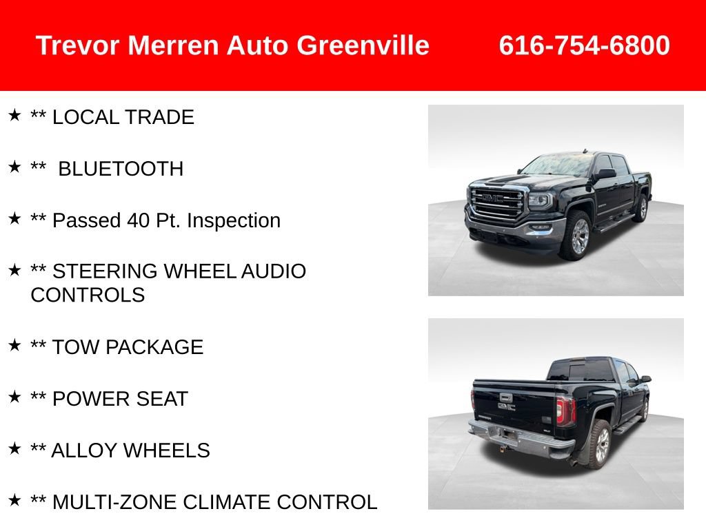 Used 2017 GMC Sierra 1500 SLT w/ SLT Premium Package AWD/4WD image 14
